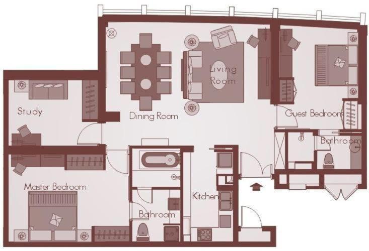 Oakwood Residence Shanghai Bagian luar foto